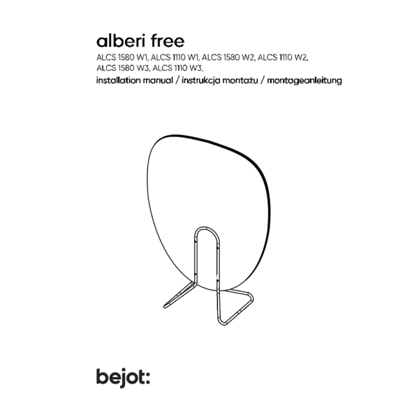 alberi free - Montageanleitung